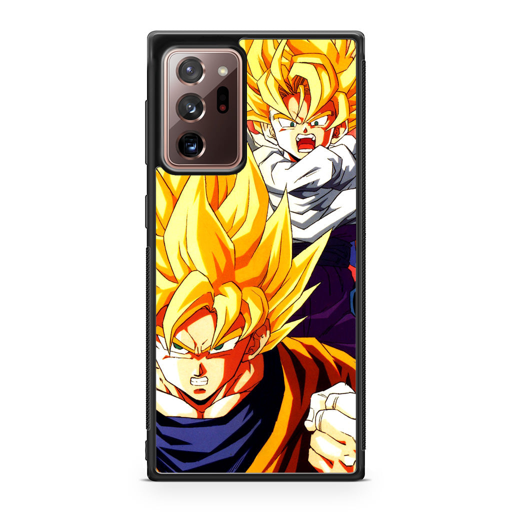 Super Saiyan Goku And Gohan Galaxy Note 20 Ultra Case