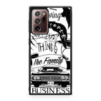 Supernatural Family Business Saving People Galaxy Note 20 Ultra Case