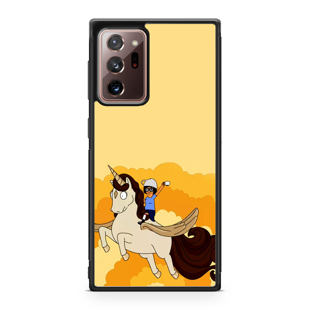 Tina Belcher And Unicorn Galaxy Note 20 Ultra Case
