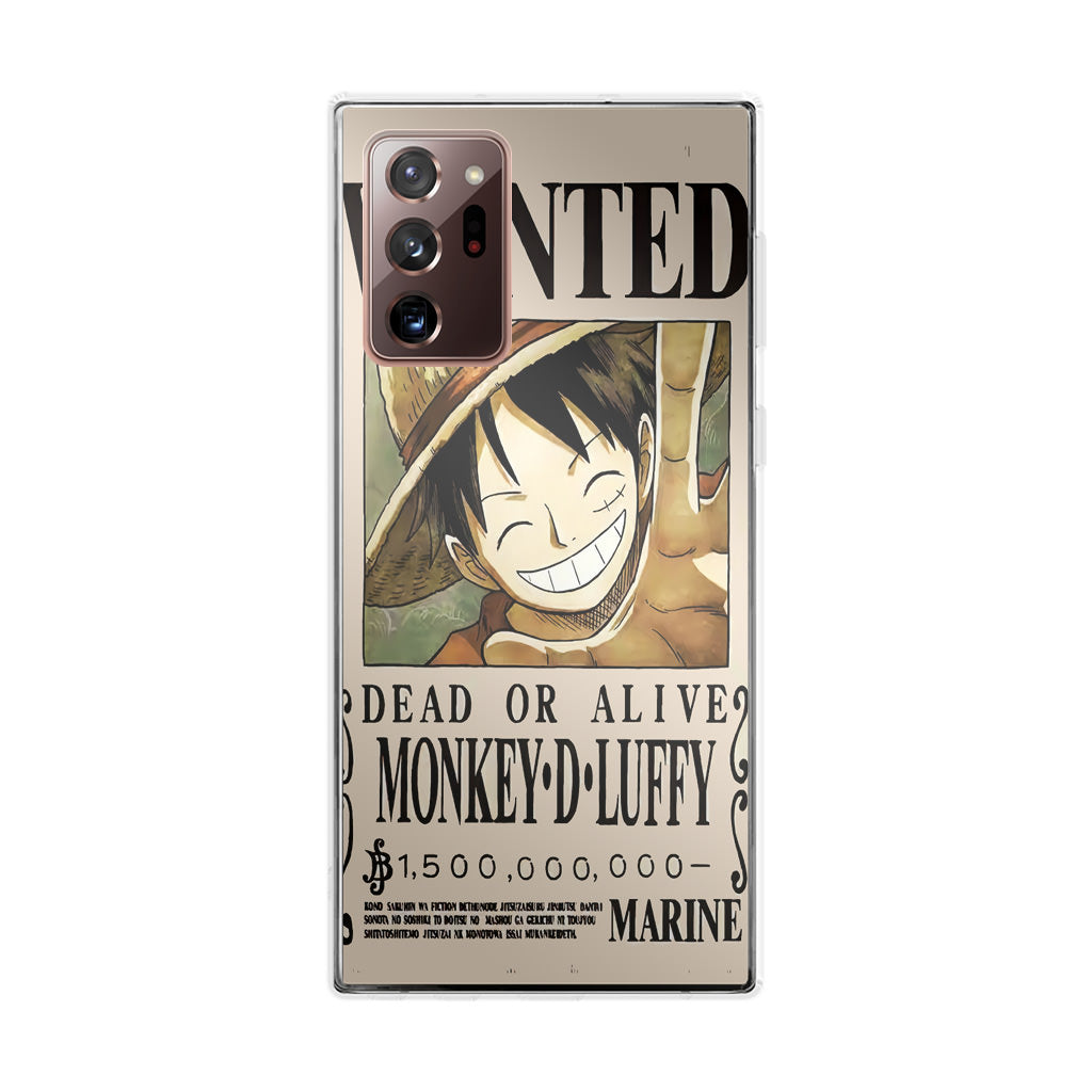 Monkey D Luffy Bounty Galaxy Note 20 Ultra Case