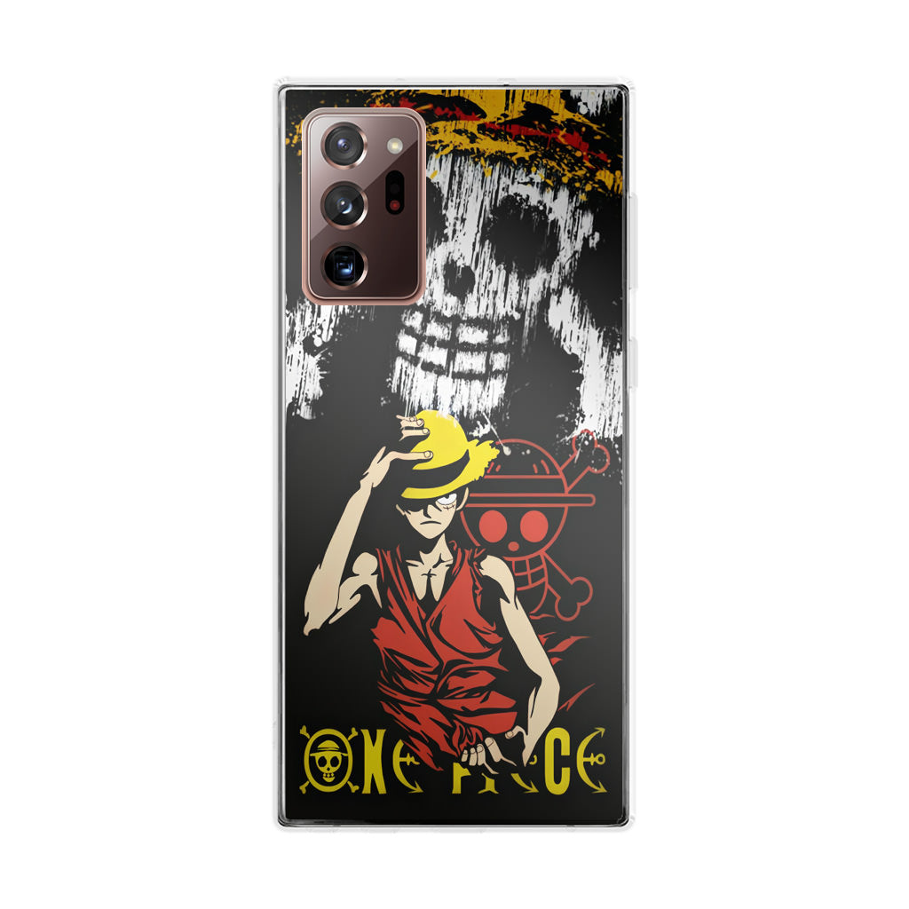 Monkey D Luffy Paint Art Galaxy Note 20 Ultra Case