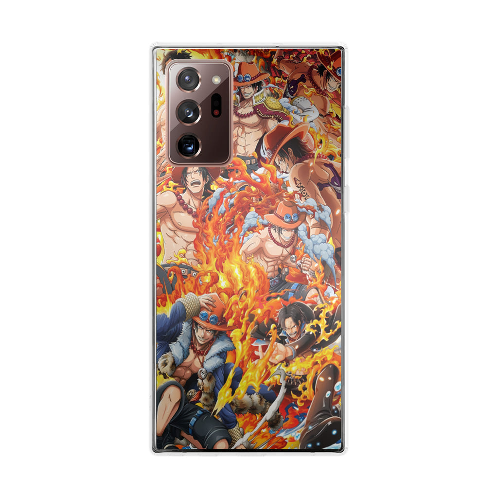 Portgas D Ace Collections Galaxy Note 20 Ultra Case