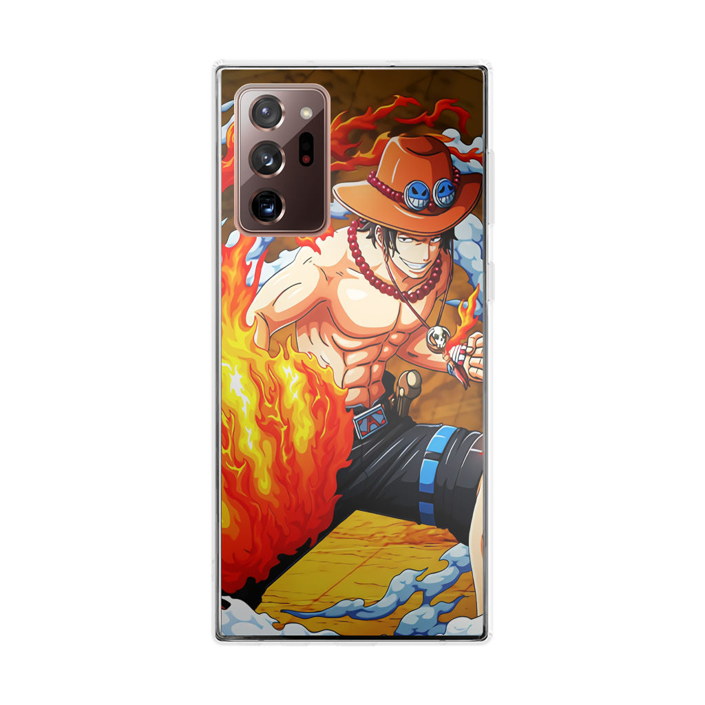 Portgas D Ace Hiken Galaxy Note 20 Ultra Case