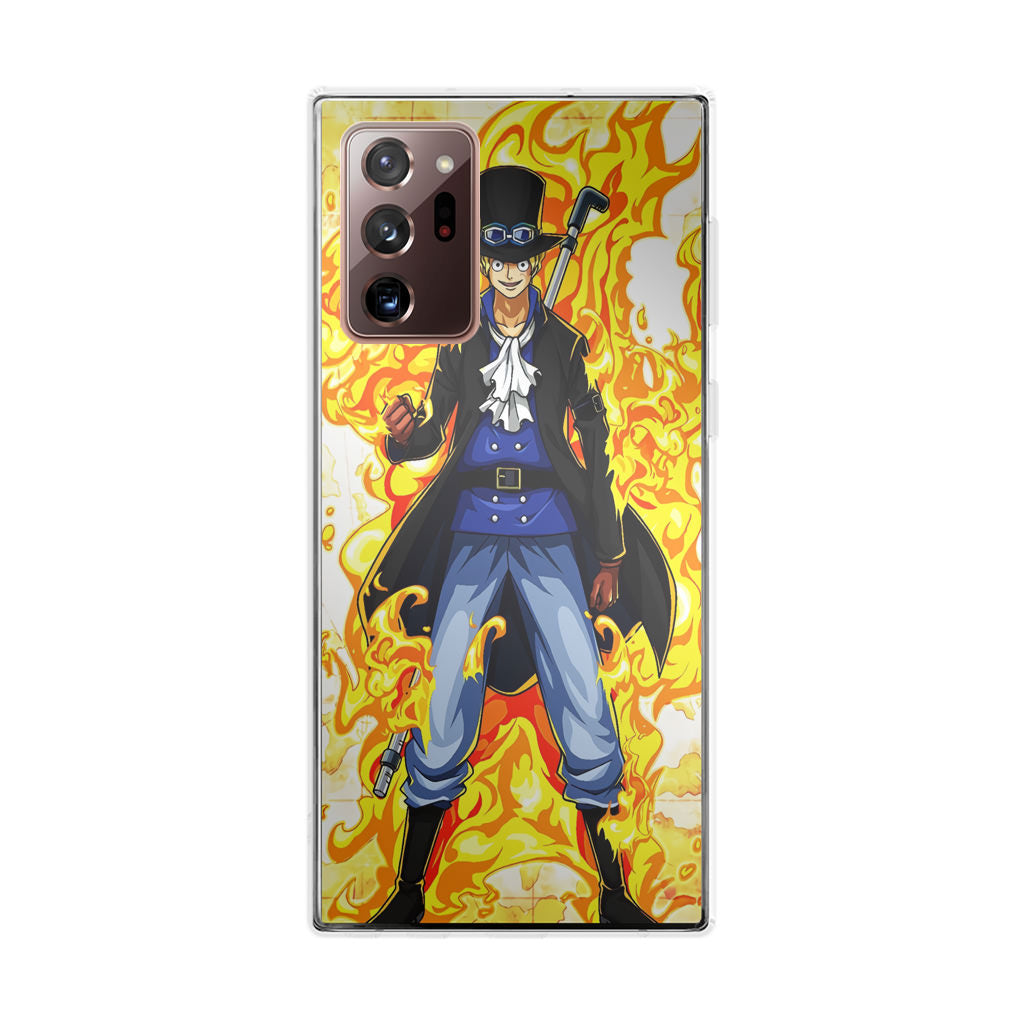Sabo Mera Mera No Mi Galaxy Note 20 Ultra Case