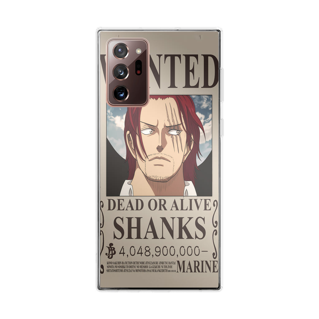Shanks Bounty Galaxy Note 20 Ultra Case