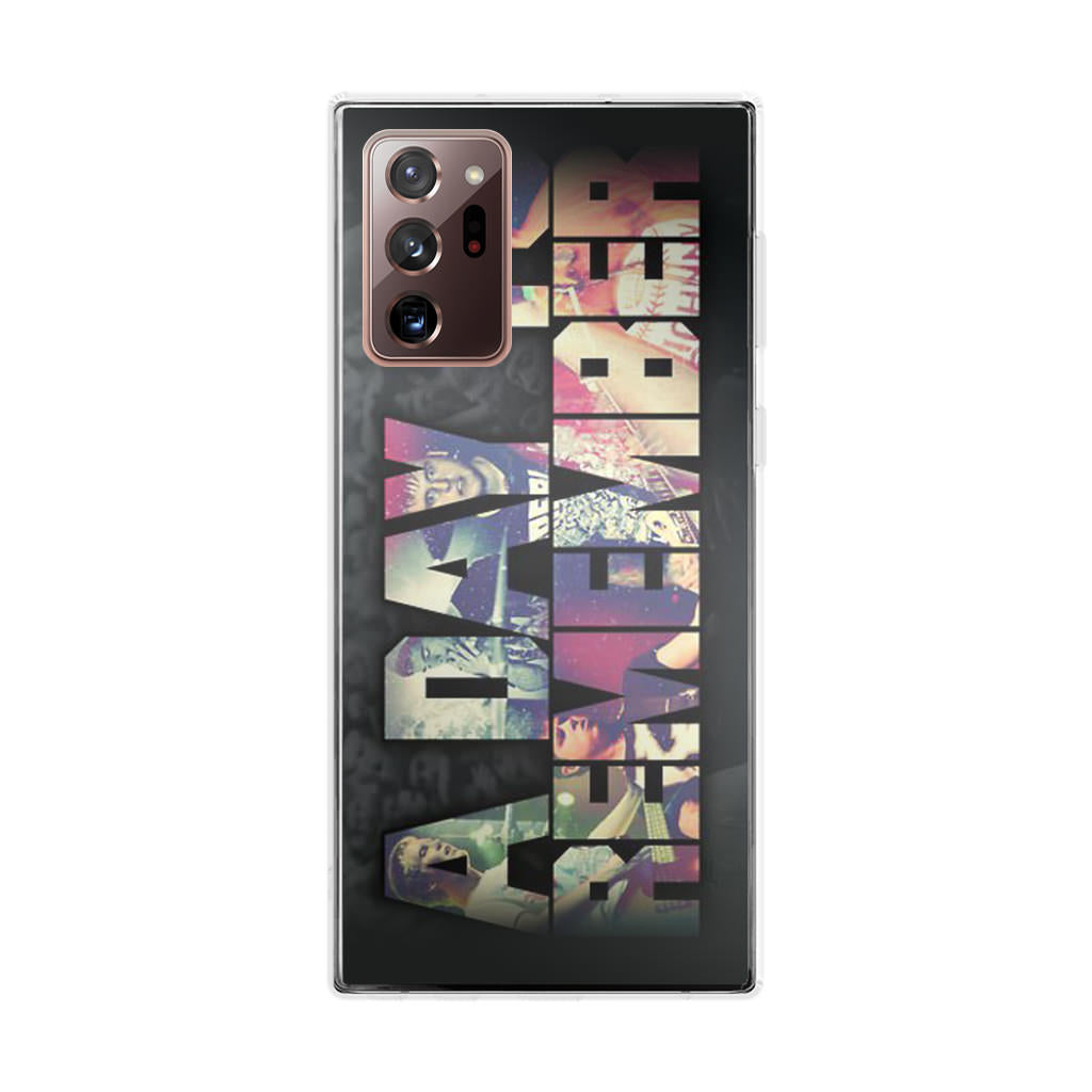 A Day To Remember Galaxy Note 20 Ultra Case