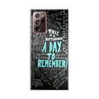 A Day To Remember Quote Galaxy Note 20 Ultra Case