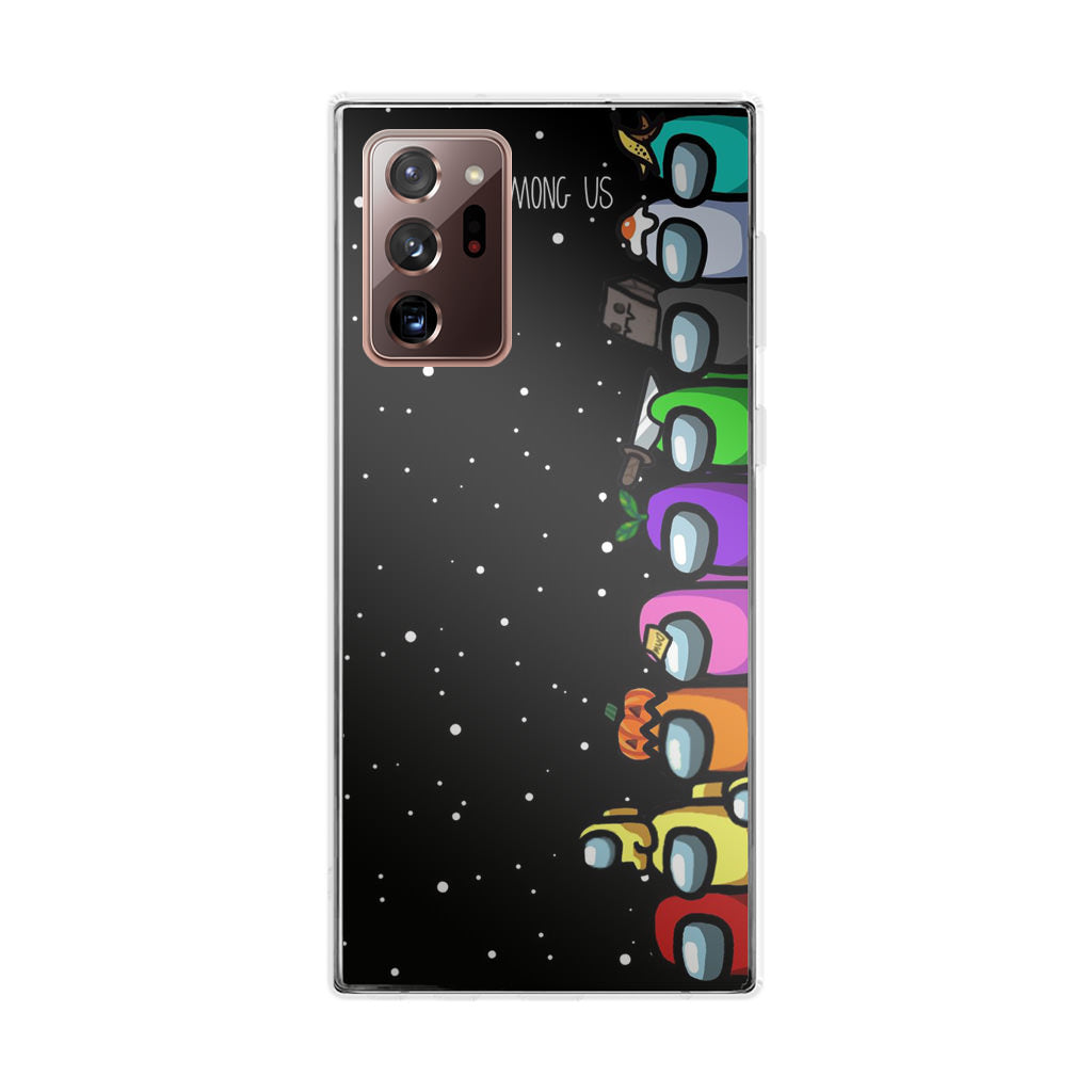 Among Us Crewmate Galaxy Note 20 Ultra Case