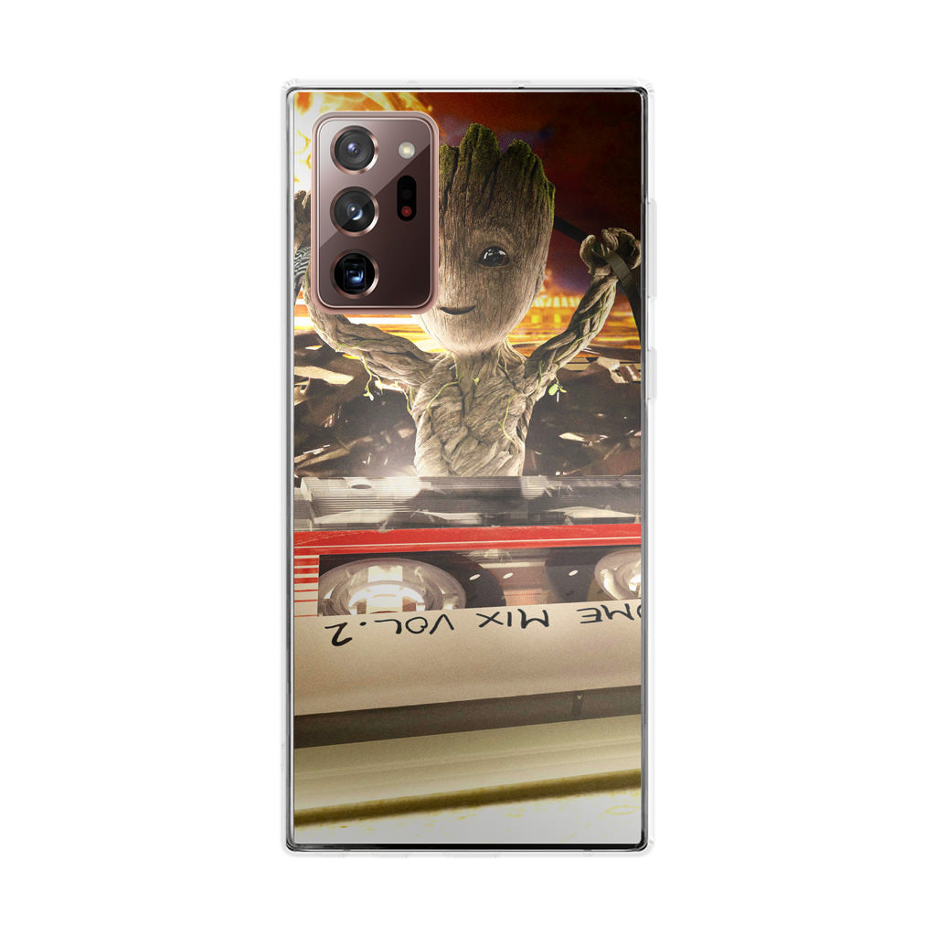 Baby Groot Mix Vol 2 Galaxy Note 20 Ultra Case