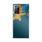 Bart Swimming For Money Galaxy Note 20 Ultra Case