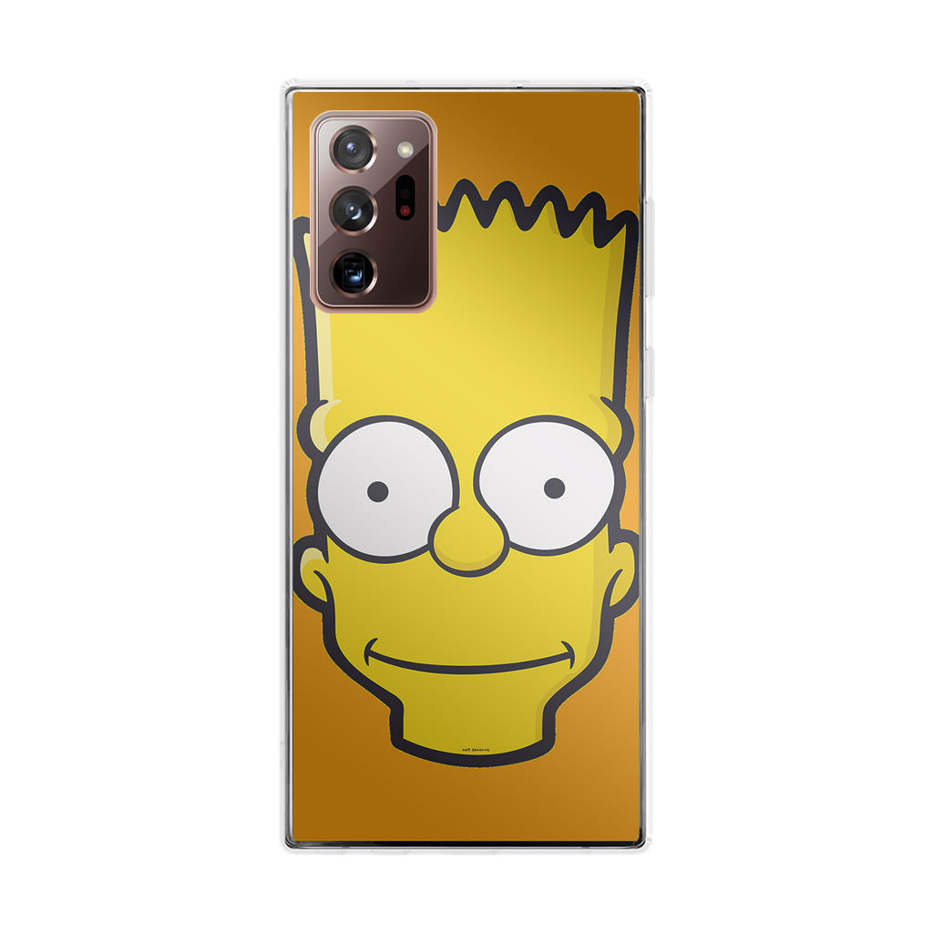 Bart Yellow Face Galaxy Note 20 Ultra Case