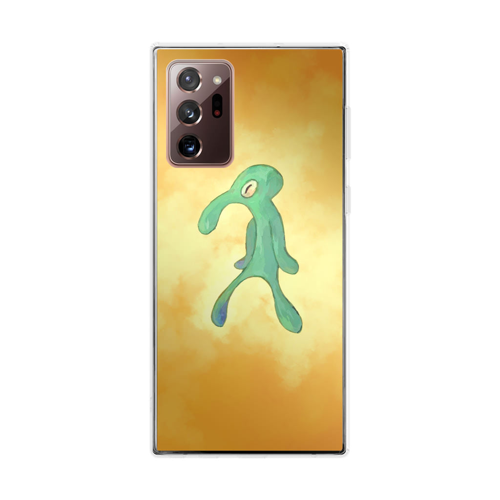 Bold and Brash Squidward Painting Galaxy Note 20 Ultra Case