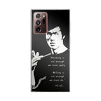 Bruce Lee Quotes Galaxy Note 20 Ultra Case