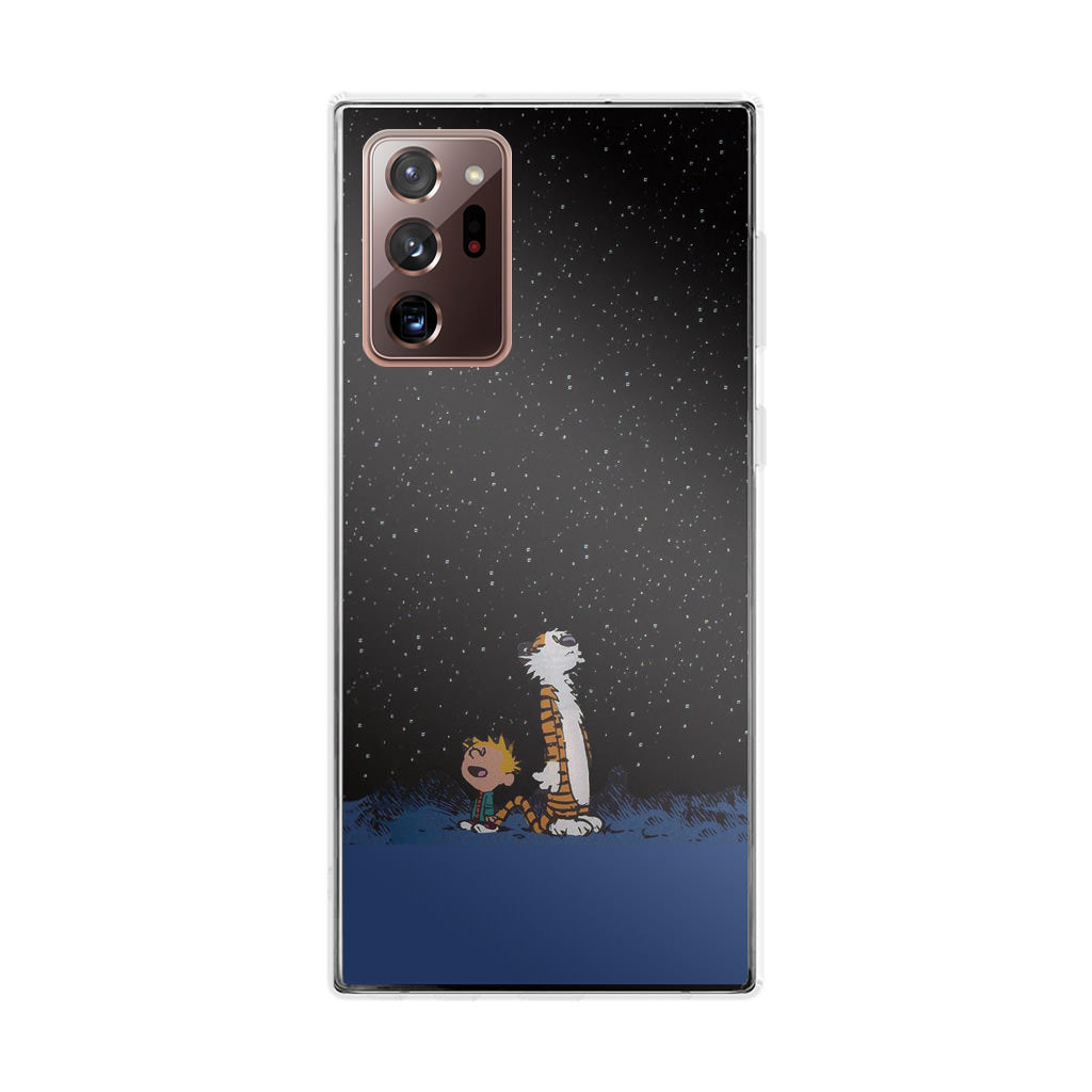 Calvin and Hobbes Space Galaxy Note 20 Ultra Case