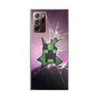 Creeper Glass Broken Violet Galaxy Note 20 Ultra Case