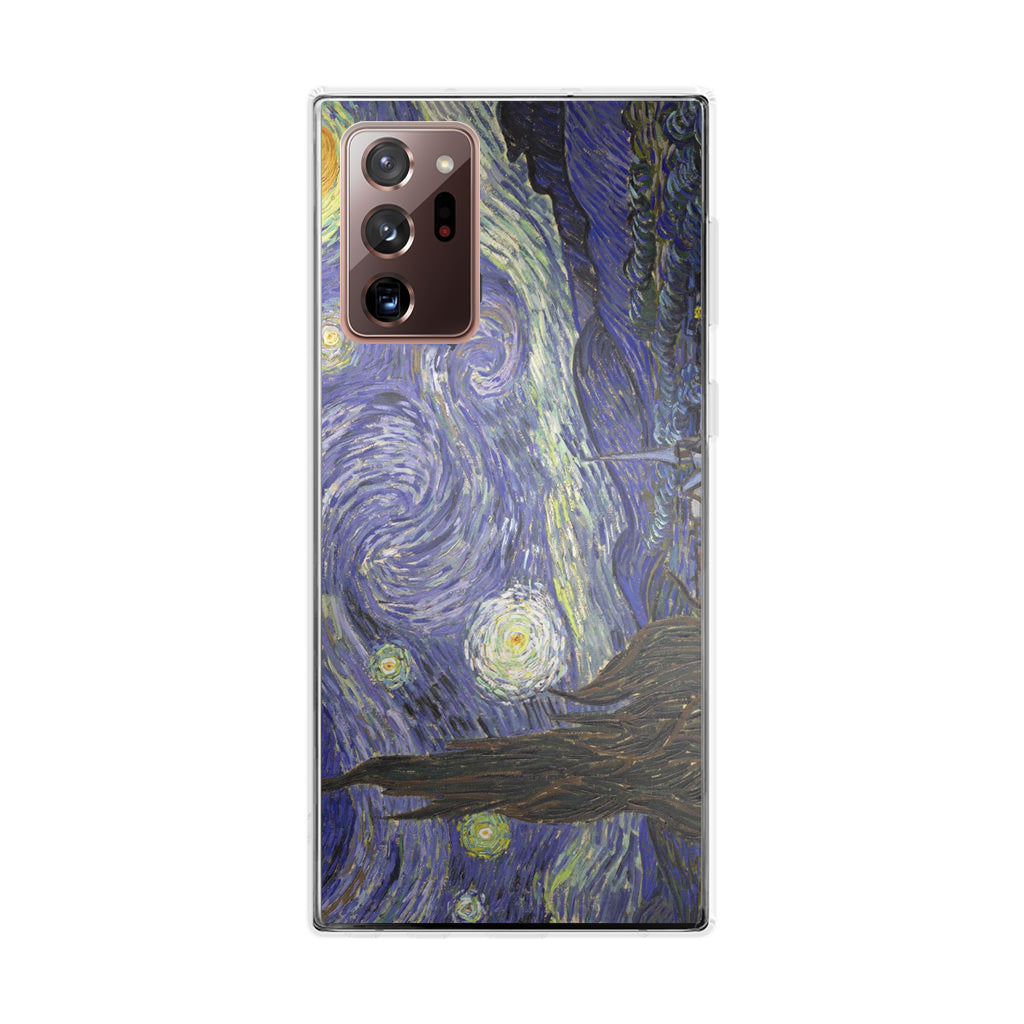 Dr Who Tardis In Van Gogh Starry Night Galaxy Note 20 Ultra Case