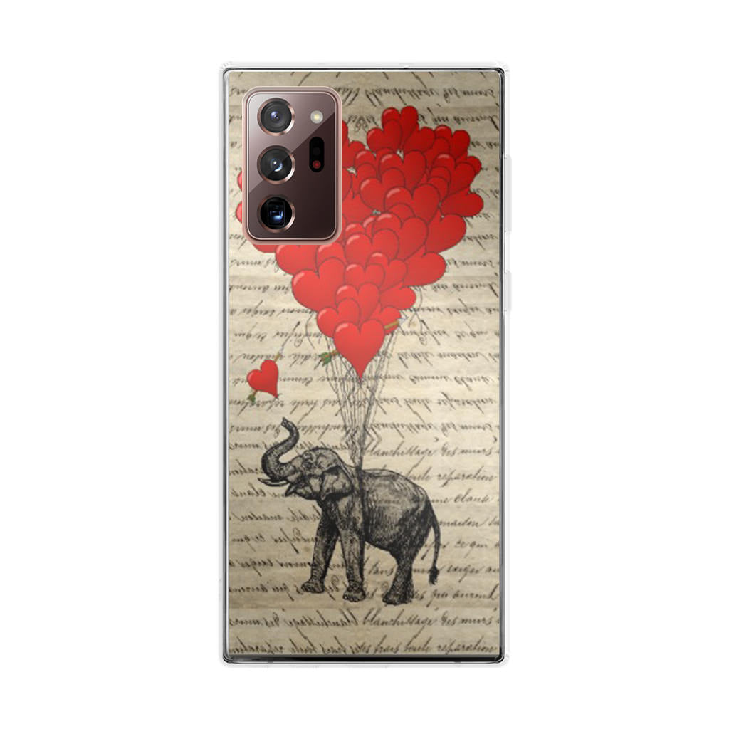 Elephant And Heart Galaxy Note 20 Ultra Case