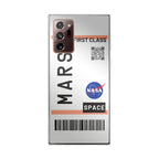 First Class Ticket To Mars Galaxy Note 20 Ultra Case