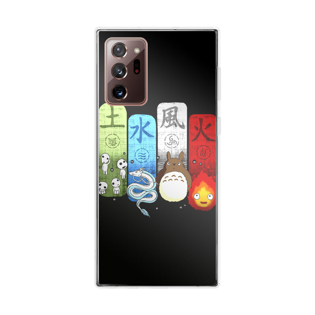 Ghibli Elemental Charms Galaxy Note 20 Ultra Case