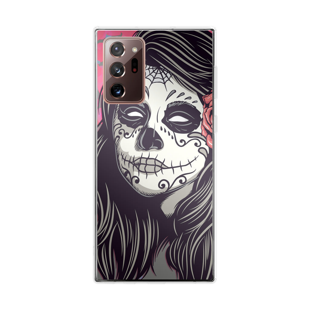 Girl Skull Flower Galaxy Note 20 Ultra Case