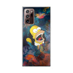 Homer Behind The Black Hole Galaxy Note 20 Ultra Case