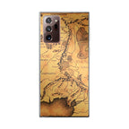 Middle Earth Map Hobbit Galaxy Note 20 Ultra Case
