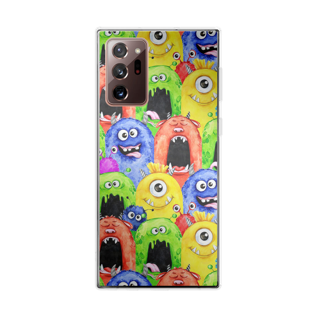 Monster Watercolor Art Galaxy Note 20 Ultra Case