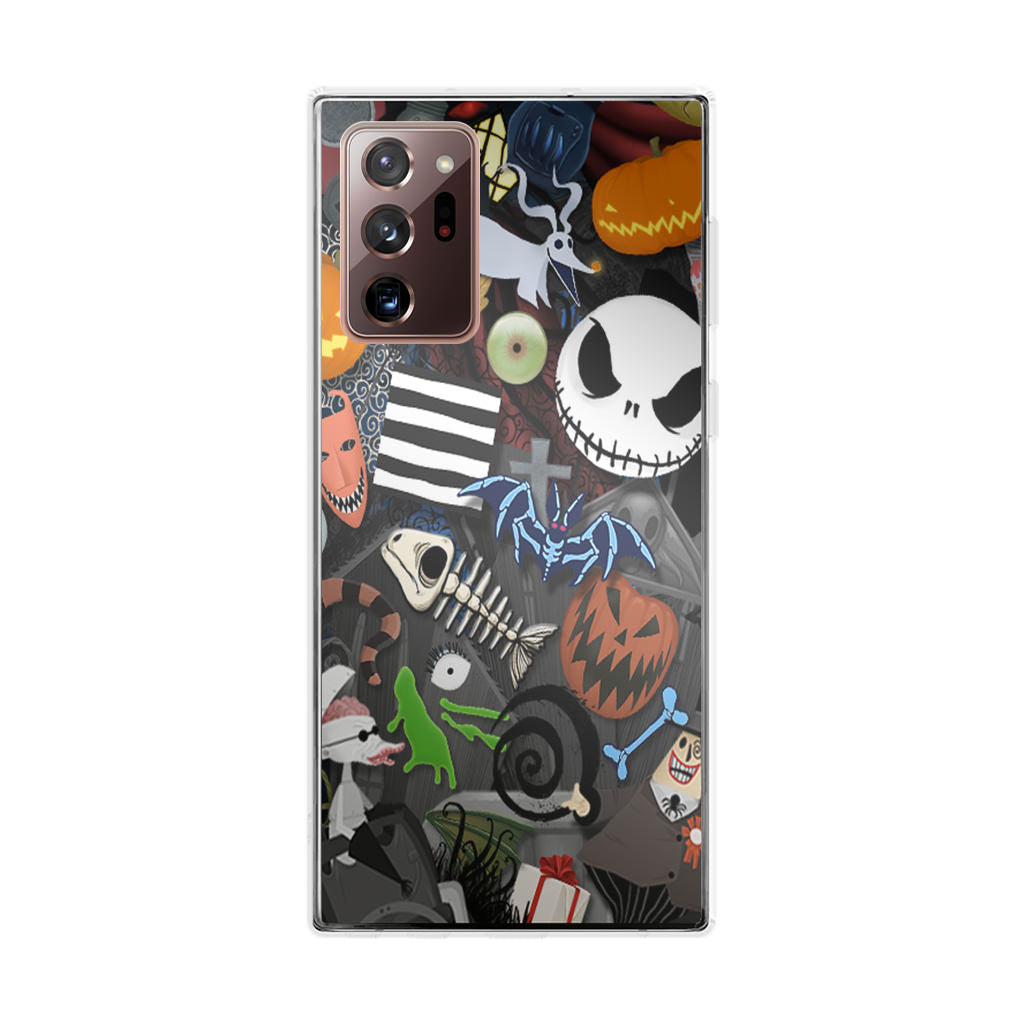Nightmare Before Chrismast Collage Galaxy Note 20 Ultra Case