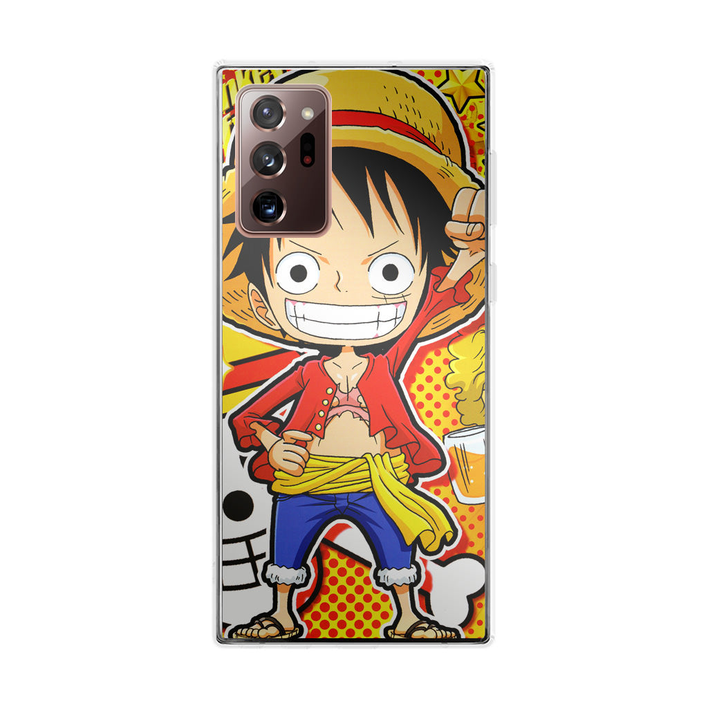 One Piece Cute Luffy Galaxy Note 20 Ultra Case