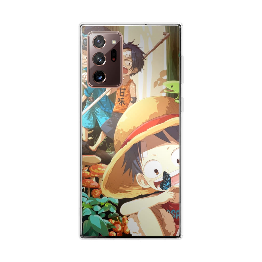 One Piece Little Sabo Ace Luffy Cute Galaxy Note 20 Ultra Case