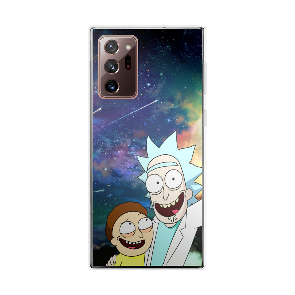 Rick And Morty In The Space Galaxy Note 20 Ultra Case