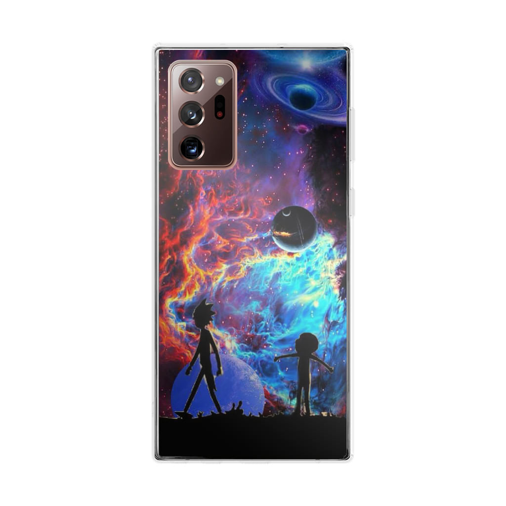 Rick And Morty Flat Galaxy Galaxy Note 20 Ultra Case