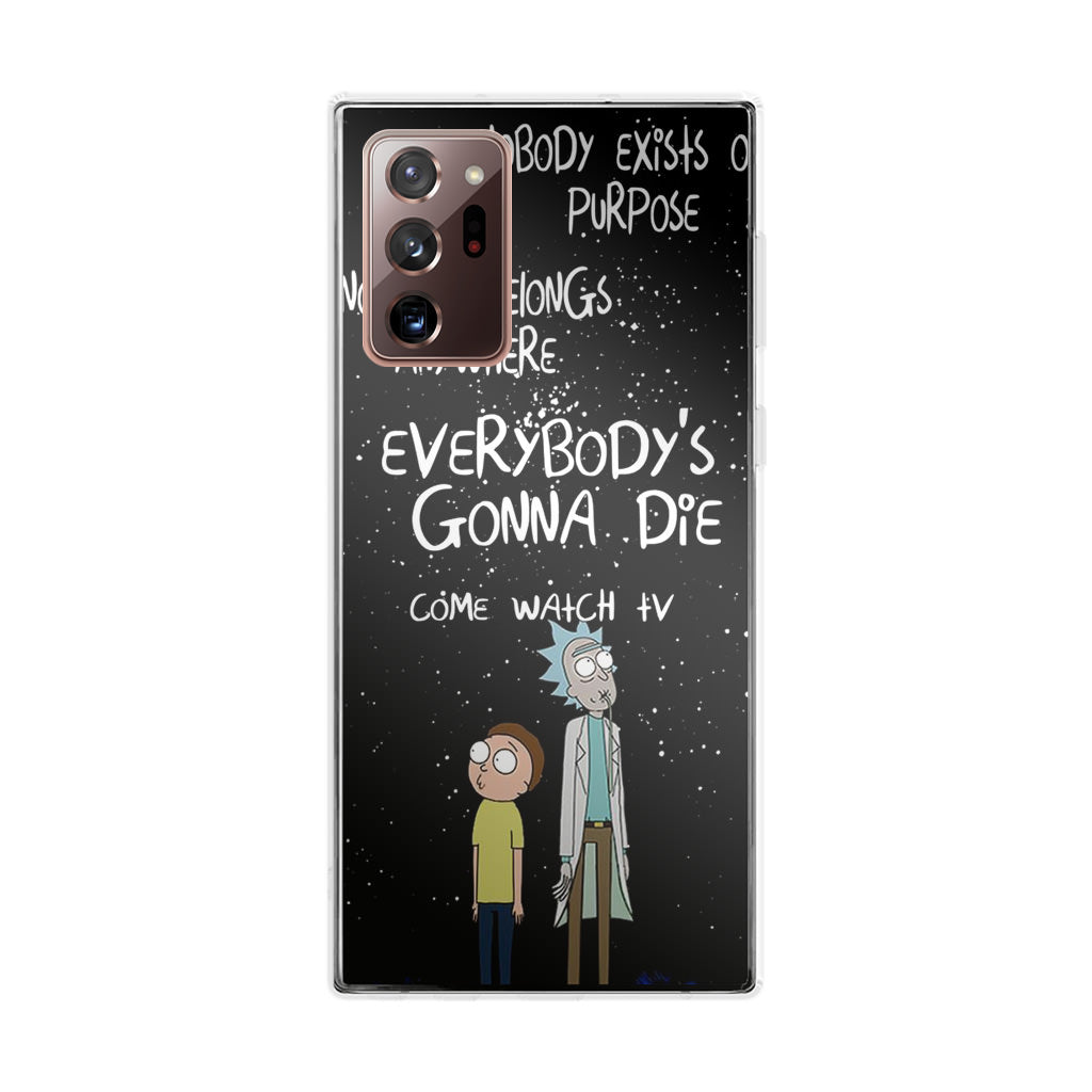 Rick And Morty Quotes Galaxy Note 20 Ultra Case