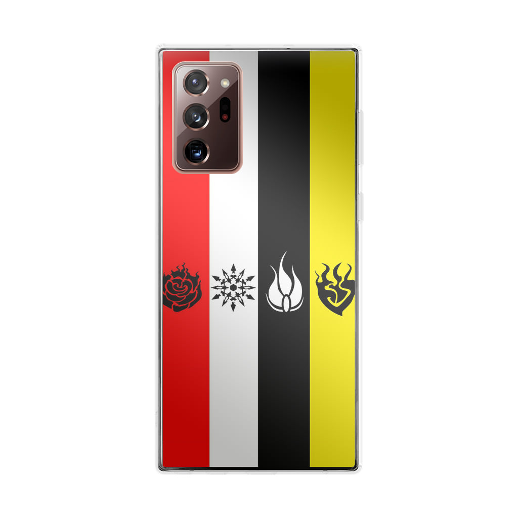 RWBY All Symbols Galaxy Note 20 Ultra Case