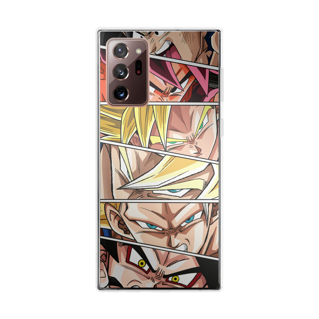 Son Goku Forms Galaxy Note 20 Ultra Case
