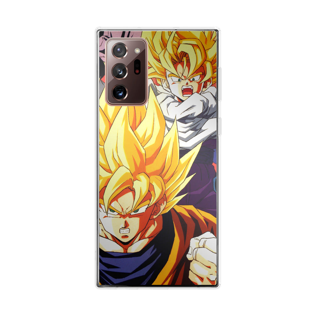 Super Saiyan Goku And Gohan Galaxy Note 20 Ultra Case