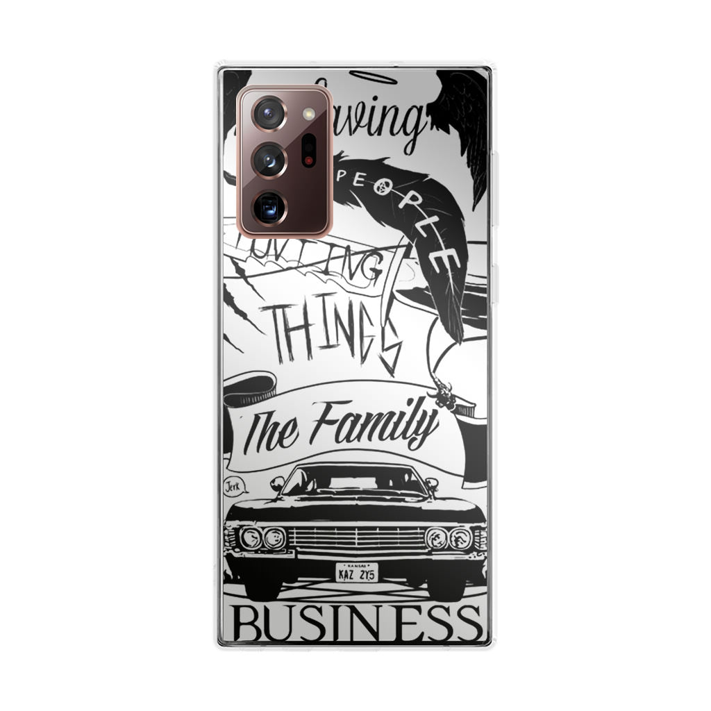 Supernatural Family Business Saving People Galaxy Note 20 Ultra Case