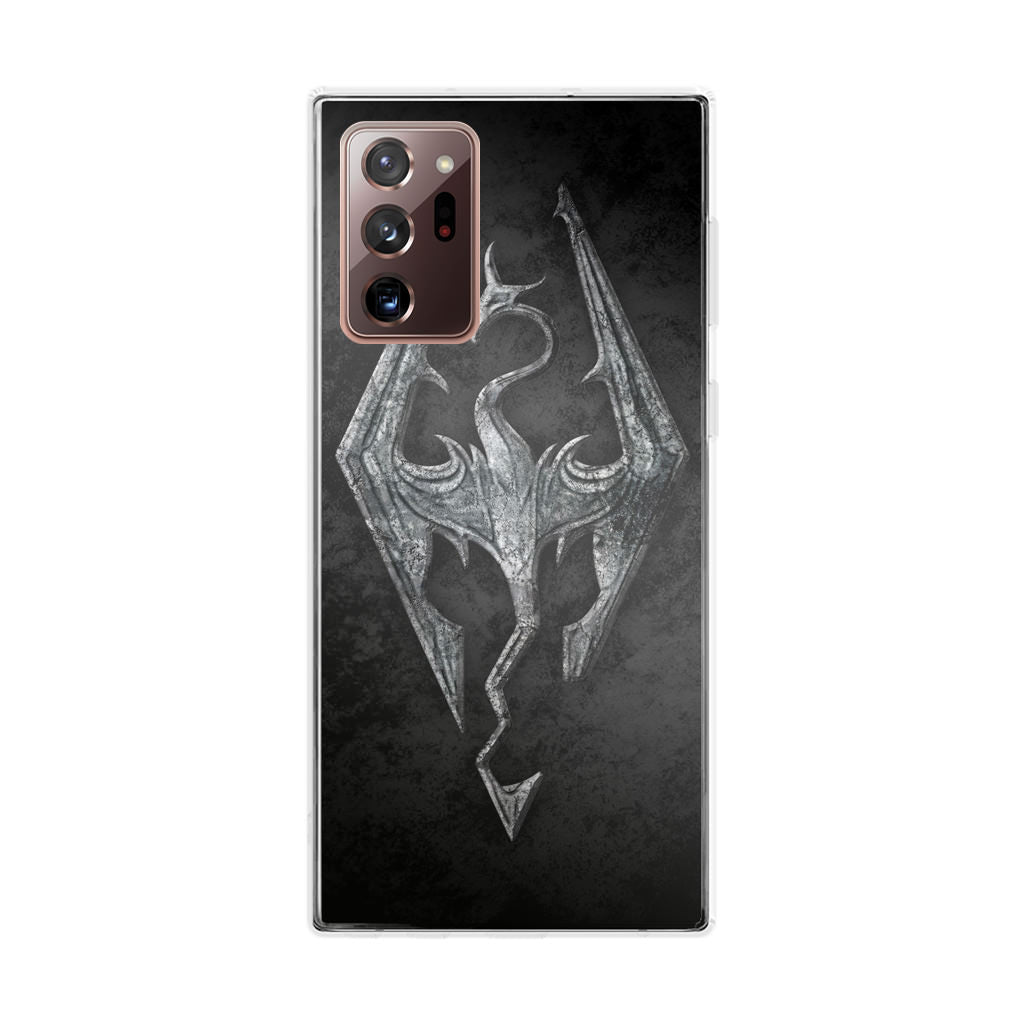 The Elder Scrolls V Skyrim Logo Galaxy Note 20 Ultra Case