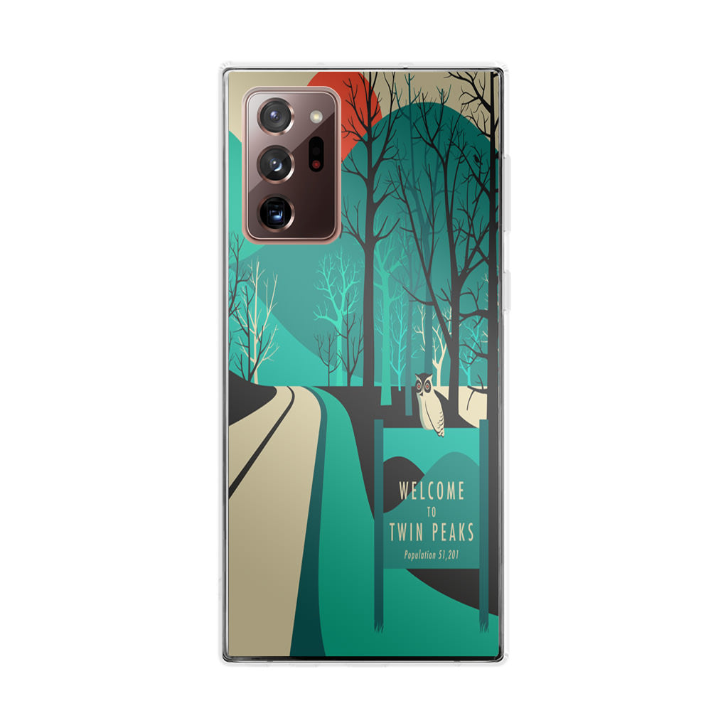 Welcome To Twin Peaks Galaxy Note 20 Ultra Case