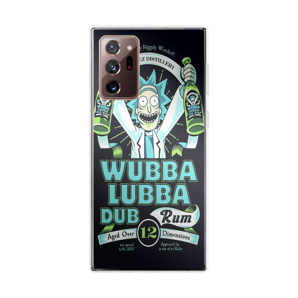 Wubba Lubba Dub Rum Galaxy Note 20 Ultra Case