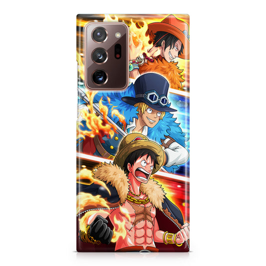 Ace Sabo Luffy Galaxy Note 20 Ultra Case