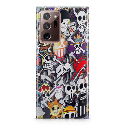 All Pirate Symbols One Piece Galaxy Note 20 Ultra Case