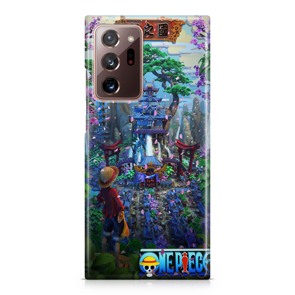 Flower Capital of Wano One Piece Galaxy Note 20 Ultra Case