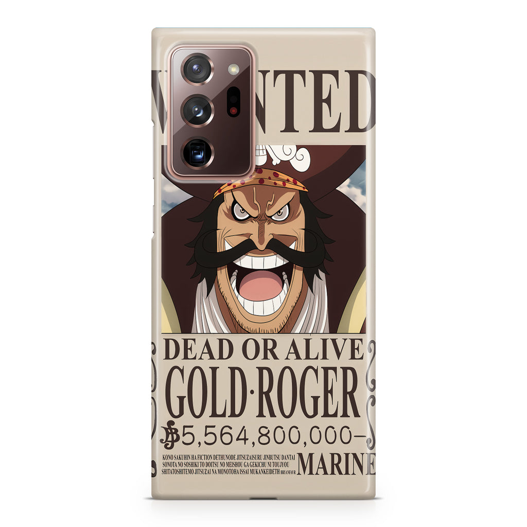 Gold Roger Bounty Galaxy Note 20 Ultra Case
