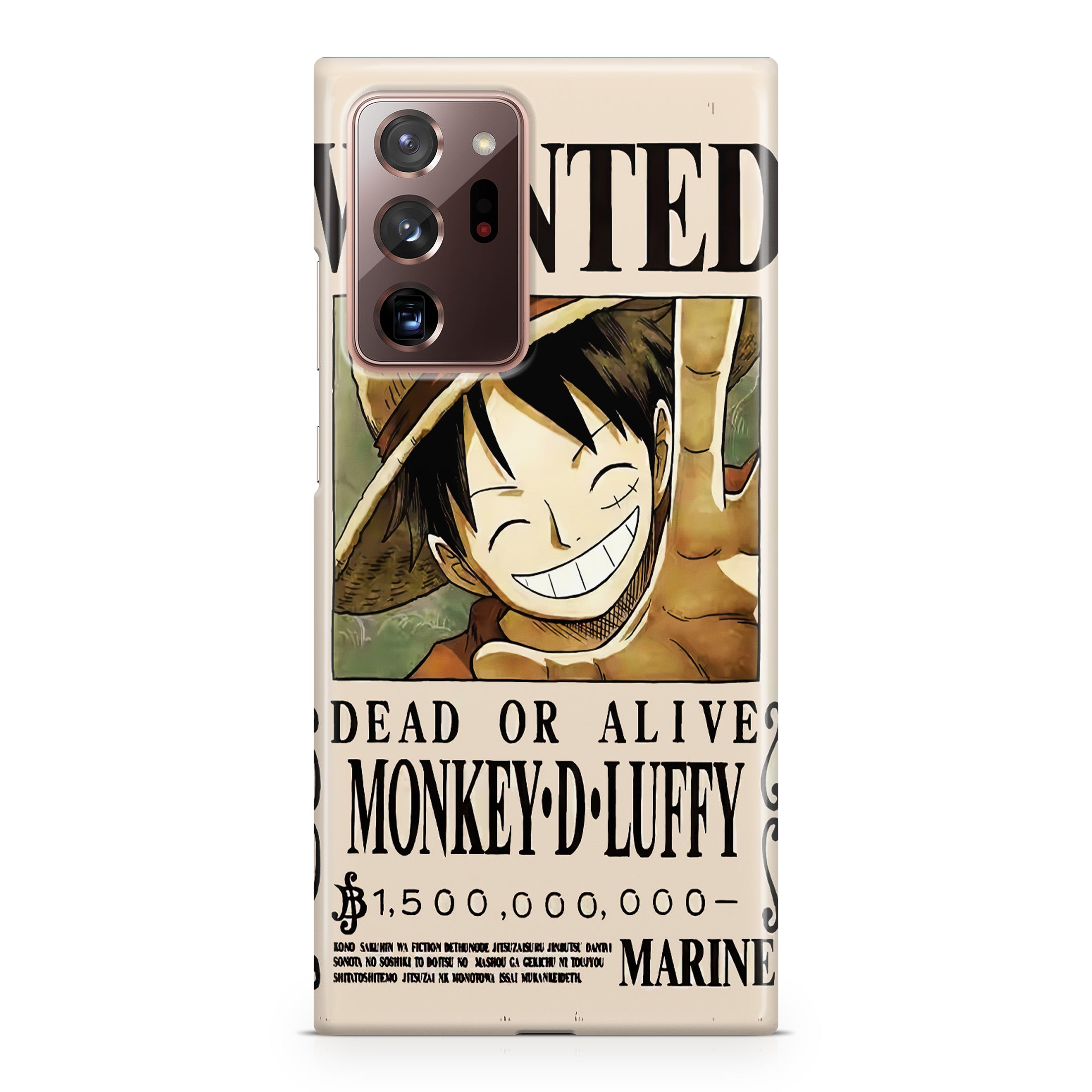Monkey D Luffy Bounty Galaxy Note 20 Ultra Case