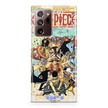 One Piece Comic Straw Hat Pirate Galaxy Note 20 Ultra Case