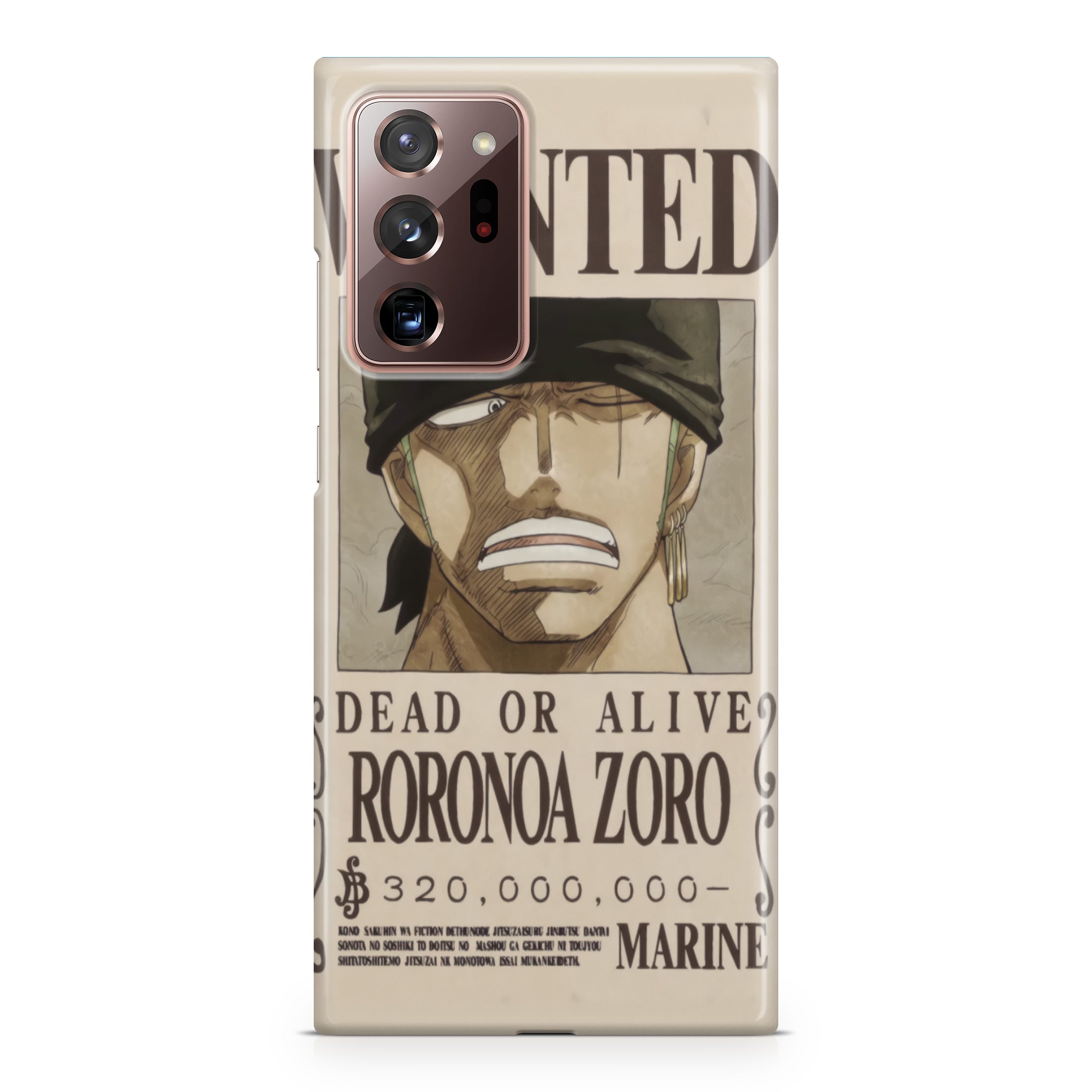 Roronoa Zoro Bounty Galaxy Note 20 Ultra Case