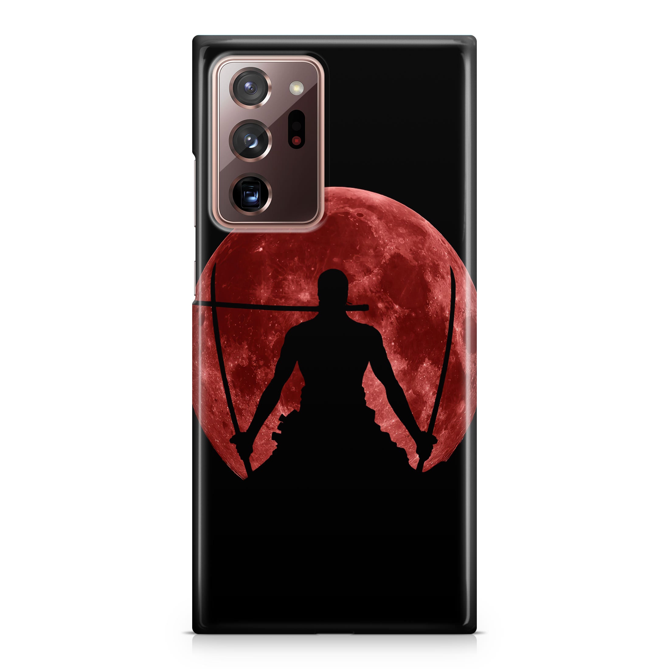 Silhouette Of Zoro In Santoryu Mode Galaxy Note 20 Ultra Case