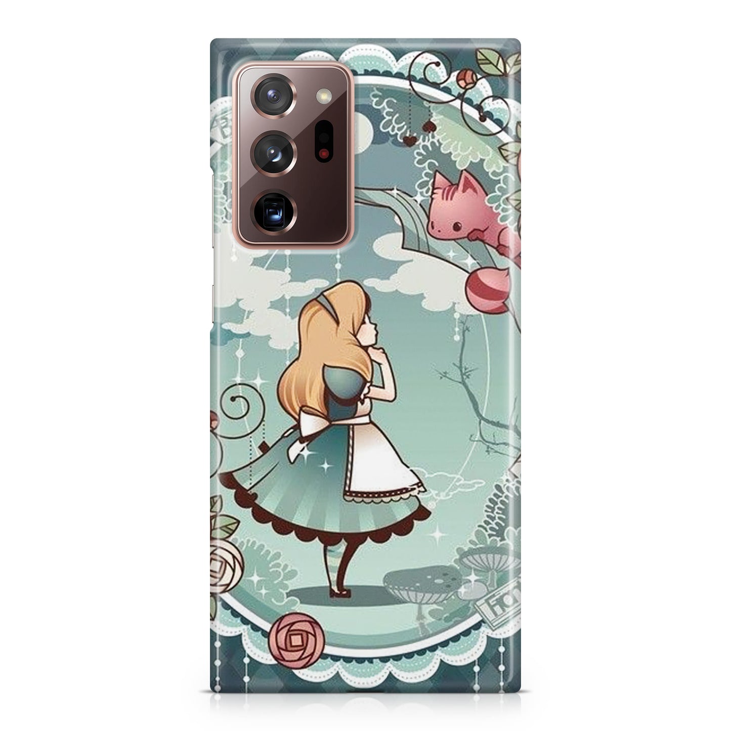 Alice And Cheshire Cat Poster Galaxy Note 20 Ultra Case