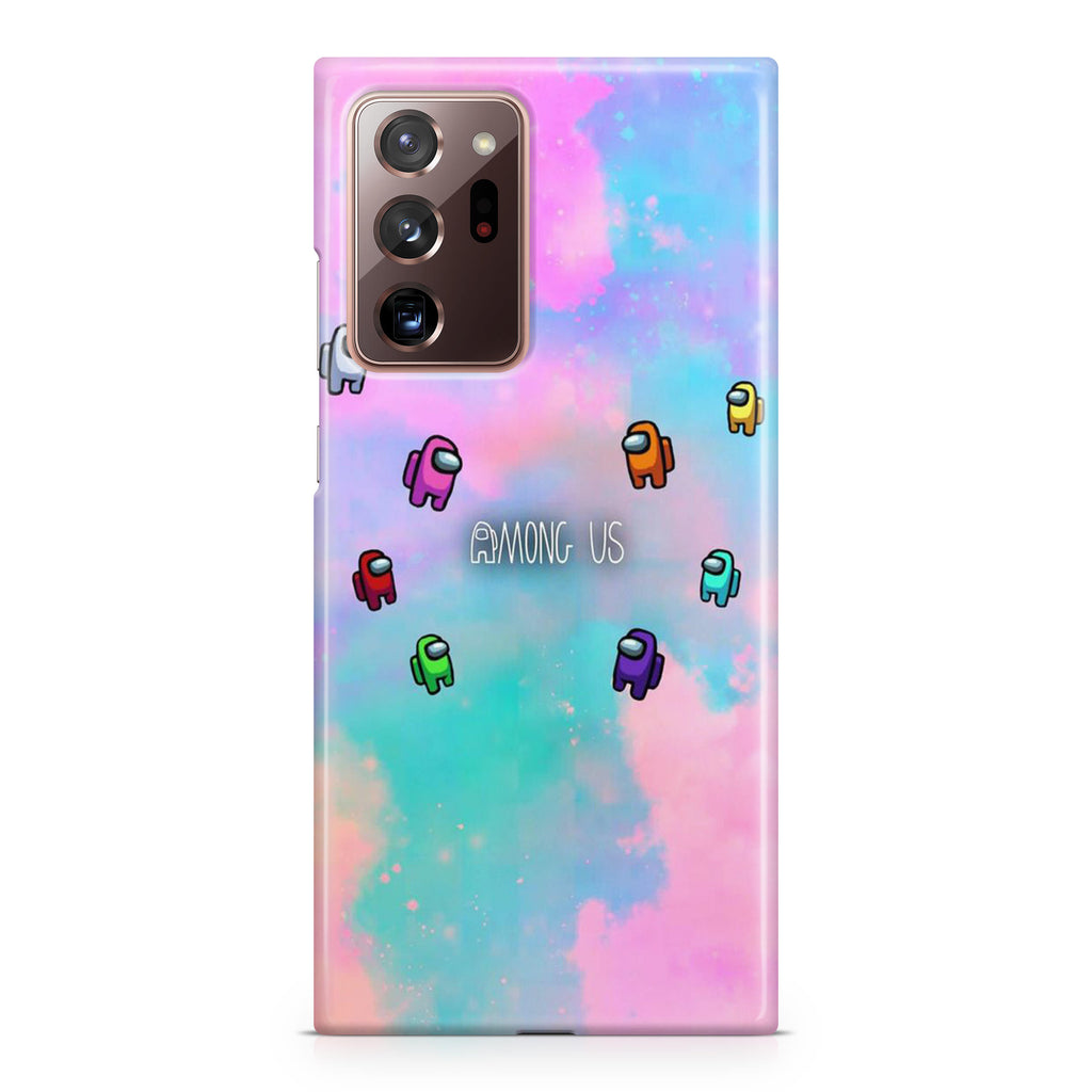 Among Us Colorful Galaxy Note 20 Ultra Case